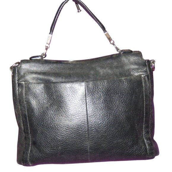 Coach 2013 Sadie Madison Black Leather Turnlock Flap Crossbody Bag 26624 - Picture 2 of 11